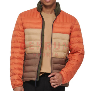 Blouson matelassé léger pour homme 2026, col montant, longueur standard, neuf, personnalisable avec logo, idéal pour l'hiver - Product Image 3