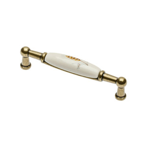 Maniglia in Porcellana 96 mm Art. Up-Wp0728-Bk - Product Image 1