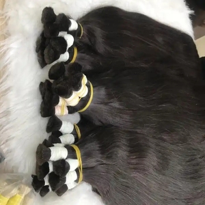 Bundles de cheveux vierges vietnamiens naturels droits cheveux bruts super doublement étirés en vrac du Vietnam - Product Image 3