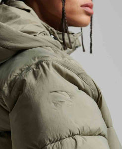 Veste matelassée pour homme en coton rembourré en gros pour l'hiver 2026 - Couleurs vives personnalisées, design patchwork de haute qualité, veste matelassée pour homme - Product Image 5