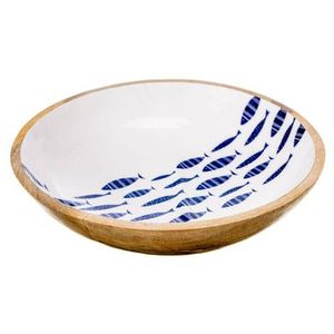 Platos de cocina para servir, cuenco de madera con Mango, verduras verdes, cuenco para sopa, pegatina esmaltada, vajilla, utensilios de cocina, decoración del hogar - Product Image 4