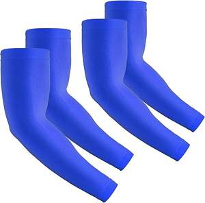 4 paires de manchons de bras de compression rafraîchissants anti-UV pour hommes et femmes, pour le sport, l'entraînement et la couverture de tatouages - Product Image 2