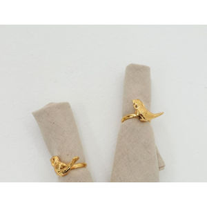 ที่ใส่กระดาษเช็ดปากทำจากโลหะเป็นมิตรกับสิ่งแวดล้อมสำหรับงานแต่งงานดีไซน์หรูหราลายผีเสื้อสีทองใช้ตกแต่งได้ในเชิงเศรษฐกิจ - Product Image 5