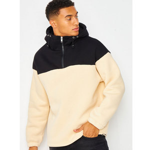 Sudadera Deportiva de Moda para Hombre con Cuello Alto y Media Cremallera, 100% Algodón, de Secado Rápido, con Logotipo Personalizado OEM, Venta al por Mayor - Product Image 3