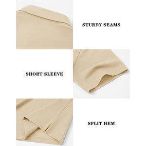 Vente en gros personnalisé 100% coton pour polo pour hommes à manches courtes brodé avec logo imprimé motif solide OMA - Product Image 5