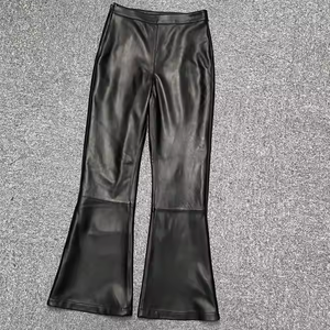 Pantalon évasé de couleur personnalisée fabriqué en usine pantalon évasé respirant de vente chaude avec technique lavée pour toutes les saisons motif d'impression - Product Image 2