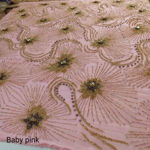 Fabricant et fournisseur indien de confiance de tissu de robe de travail brodé à la main avec emballage personnalisé pour la vente en gros mondiale - Product Image 1