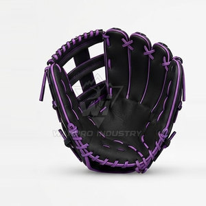 Gants de baseball faits à la main en cuir de qualité supérieure, robustes, durables, confortables, adaptés à l'entraînement, à la pratique et à la compétition - Product Image 4