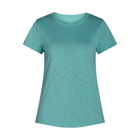 T-shirt décontracté personnalisé avec logo OEM, mélange polyester/coton, pour hommes et femmes, couleur vert menthe uni, col rond, manches courtes, coupe oversize, grandes tailles