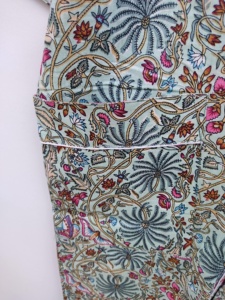 Chiều Dài Sàn Thân Thiện Với Môi Có Thể Giặt Hoa In Của Phụ Nữ Áo Choàng Kimono Bông Quần Áo Ngủ Đồ Mặc Quần Áo đi biển Món Quà Giáng Sinh - Product Image 3