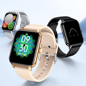 Montre connectée Sower CY13, écran tactile IPS de 1,9 pouce, étanche IP67, moniteur de fréquence cardiaque, tracker de fitness, unisexe, compatible Android - Product Image 1