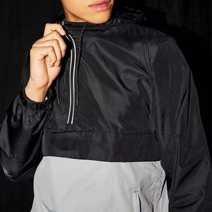 Unisex Customized 100% Cotton Nylon Half Zipper Jogging Wear Hot Selling Waterproof <b>Windproof</b> Casual TrackSuit Eco-Friendly - Product Image 6