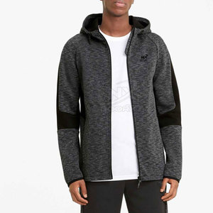 Suministro Directo de Fábrica, Sudadera con Cierre de Cremallera para Hombre, Estilo Nuevo, Ligera, Tallas Grandes, Color Personalizado, Mezcla de Algodón, Secado Rápido, Transpirable - Product Image 5
