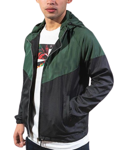 Chaqueta Cortavientos Personalizada para Hombre, Estilo Retro, Cortavientos, Ligera, con Cierre de Cremallera, Logotipo Bordado, Informal - Product Image 4