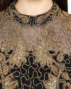 ชุดเดรสประดับด้วยไข่มุกประดับด้วยลูกปัดเลื่อมทรงตรงสำหรับงานเทศกาลที่สง่างาม - Product Image 5