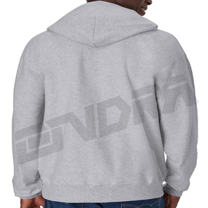 2025 Nueva Sudadera con capucha de atleta para hombre, Jersey gris, sudadera, entrenamiento de gimnasio, ropa deportiva informal, mezcla de algodón cálida y cómoda - Product Image 2
