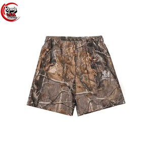 Pantalones Cortos Unisex Estilo Bosque Sublimación Malla MMA Gear Tamaño Personalizable Cómodo Cintura Elástica Característica Transpirable para Hombres - Product Image 6
