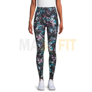 MAXFIT企业设计的女性主动核心性能印花裹腿时尚优质女性打底裤