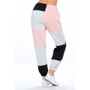 Pantalon de survêtement patchwork pour filles, style décontracté streetwear, color block, pour femmes - Grande Vente - Product Image 3