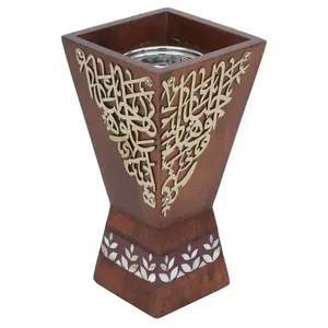 Quemador de Incienso de Madera Artesanal con Pulido Suave para el Hogar, Templo y Rituales Espirituales Diarios - Product Image 1