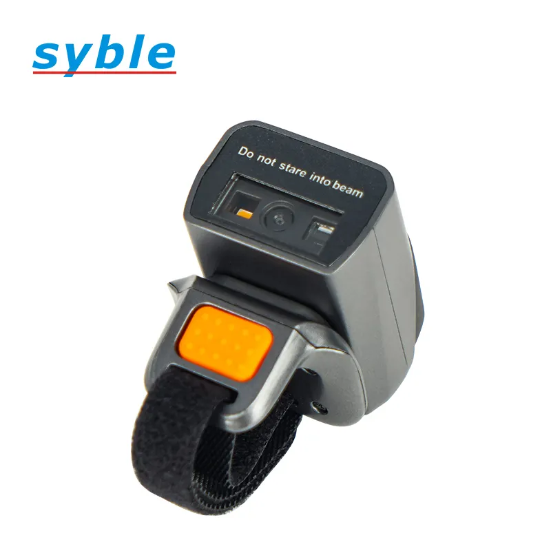Syble new arrival RS40 Portable wearable finger ring 2d wireless bt barcode scanner for warehouse retail store