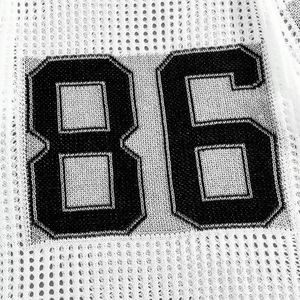 Maillot de football en maille pour hommes, vêtements de sport surdimensionnés de haute qualité à col en O 100% coton T-shirts Boxy pulls courts pour hommes - Product Image 3