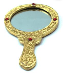 Miroir artisanal en métal antique pour femmes, meilleur prix - Product Image 3