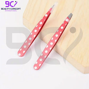 Pinzas de Precisión Duraderas con Punta Inclinada de Acero Inoxidable, Kit de Herramientas para Depilación y Cuidado Personal, para Cejas, Barba y Aplicación de Maquillaje - Product Image 2