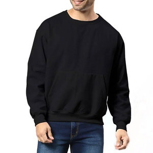 2025 nuevo diseño de peso pesado hombres sudaderas de gran tamaño con bolsillo ropa de invierno sudaderas básicas para hombres por Isha Industry - Product Image 3