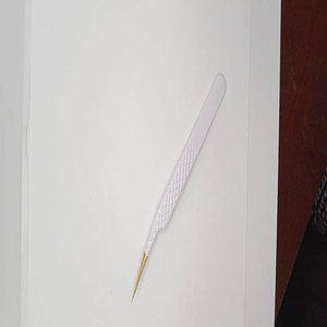 Custom Volume Stainless Steel Eyelash Extension <b>Applicator</b> Tweezers Pointed Tip Private <b>Label</b> for Eyebrow & Eyelash - Product Image 5