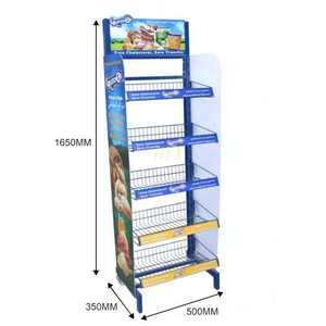 Exhibidor de Aperitivos de Metal Ligero Personalizado de Calidad Superior, Diseño Plegable, Estilo Antiguo Independiente, Portátil para Uso en Exteriores - Product Image 2