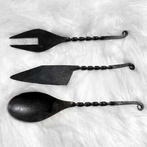 Ensemble de couverts en acier inoxydable ensemble de couverts cuillère à dessert fourchette cadeau promotionnel fournitures meilleur vendeur ensemble de couverts avec finition dorée - Product Image 2