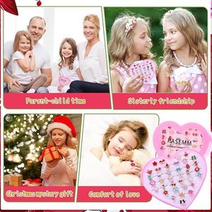 छोटी लड़की जेवेल रिंग बॉक्स में, समायोज्य, कोई डुप्लिकेट नहीं, लड़की नाटक करती है और छल्ले - Product Image 6