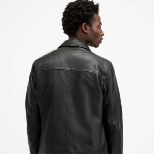 Nouvelle veste respirante tendance en cuir de vachette véritable de haute qualité pour hommes - Product Image 5