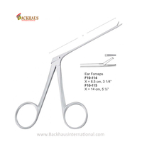 Fait sur mesure 8 pouces pince à touffes médicale 1.6mm pince crocodile ENT oreille chirurgicale extrémité dentelée Source d'alimentation manuelle