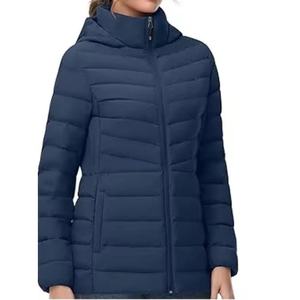 Veste d'hiver à capuche chaude pour femmes - Product Image 1