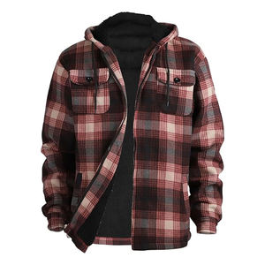 Manteau à la mode pour hommes-Manteau d'hiver chaud et élégant pour hommes, veste épaisse et douce avec col à revers/respirant - Product Image 1