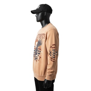 Sudadera para Hombre, Estilo Sun Fade, Algodón Felpa 300GSM, Suave, Lavada, Tono Tierra, Impresión Serigrafiada, Logotipo Personalizado, Lavado Ácido, Básica - Product Image 3