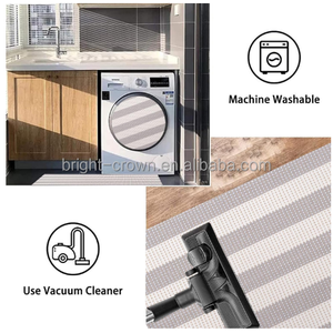 Alfombra Antideslizante de Estilo Moderno y Tamaño Personalizado con Reverso de Felpa de Cristal, Material de Poliéster para la Seguridad de Personas Mayores en el Hogar - Product Image 6