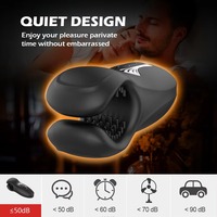 Masturbateur masculin à succès avec 10 fonctions de serrage et de stimulation, masseur de prostate pour hommes, entraîneur de gland, dispositif de masturbation en forme de coupe