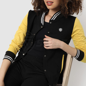 Chaquetas de Invierno de Alta Calidad para Mujer, Estilo Letterman, Tejidas, de Secado Rápido, Transpirables, con Relleno de Algodón, de Piel de Oveja Sólida de Pakistán - Product Image 4