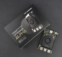 Carte de développement LattePanda Alpha 864s Win10, architecture x86 Windows 10, dissipateur thermique en alliage d'aluminium, écran tactile 7 pouces EDP