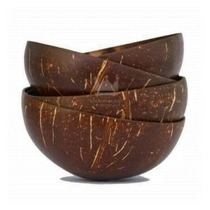 ชามและช้อนกะลามะพร้าวเป็นมิตรกับสิ่งแวดล้อมธรรมชาติทำด้วยมือของขวัญที่กำหนดเองชามยั่งยืนจากธรรมชาติเป็นมิตรกับสิ่งแวดล้อม - Product Image 4