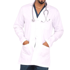 Unisex 100% Cotton Medical Lab <b>Coat</b> Acid-Resistant Design for Doctors <b>Dust</b>-Proof Made in Pakistan Hospital Uniforms - Product Image 4