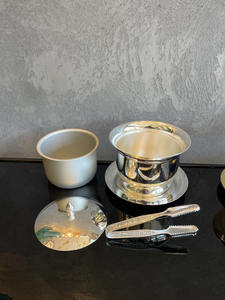 Cubo de hielo de metal de calidad superior con asas resistentes, perfecto para mantener las bebidas frías en fiestas, bodas y eventos al aire libre - Product Image 6