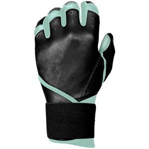 Guantes de bateo de béisbol y softbol de piel de cabra de alta calidad Unisex con logotipo personalizado puño largo con logotipo personalizado - Product Image 3