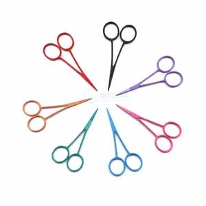 Tijeras para Cortar Hilo de Bordar, Juego de Herramientas de Manicura de Precisión, Tijeras de Belleza de Acero Inoxidable con Punta Fina para Manualidades - Product Image 4