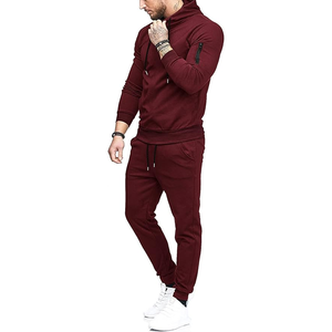 Trajes de chándal de punto para hombres Trajes atléticos casuales de 2 piezas Chándales para hombres Conjunto transpirable Conjuntos de Jogger - Product Image 2