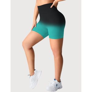 Shorts de Yoga Suaves al Tacto, de Cintura Alta, con Efecto Levanta Glúteos, de Nailon y Elastano, Sensación Cómoda, Ropa de Casa Relajada - Product Image 3