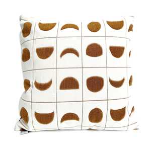 Fluffery Cozy Moon Phase Decorative Pillow <b>Yellow</b> in 18 X 18 / 45 X 45 cm Sizes - Product Image 4
